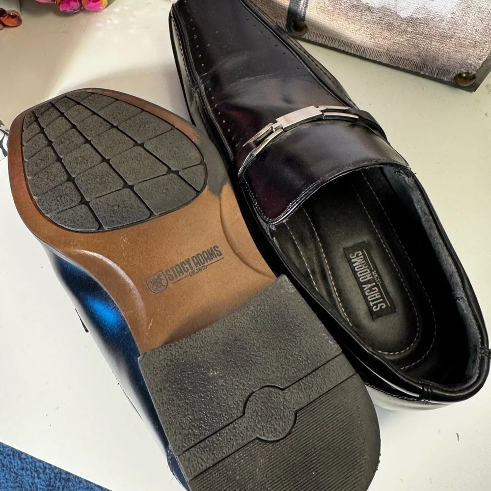Stacy Adam’s Elegant Black Leather Men's Loafers